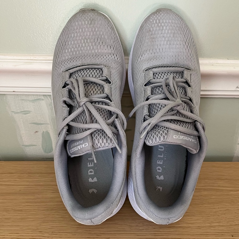 Under Armour Charged Pursuit 2 - 3022594 -Grey Running Shoes Sneakers Men’s 10.5